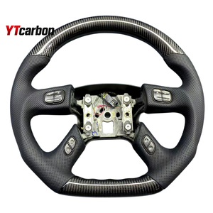 Volante <span class=keywords><strong>de</strong></span> Fibra <span class=keywords><strong>de</strong></span> Carbono Real Personalizado <span class=keywords><strong>de</strong></span> Estilo <span class=keywords><strong>de</strong></span> Carreras Modificado para Accesorios Interiores <span class=keywords><strong>de</strong></span> Automóviles YTcarbon para Envoy Auto Parts - Product Image 4