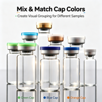 Flacon en verre moulé par injection polyvalent pour l'emballage de liquides cosmétiques multiples et pour divers produits de beauté
