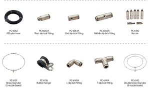Bomba de Nebulización Eléctrica de Metal de <span class=keywords><strong>Alta</strong></span> Presión de 1L/Min y 860PSI, Máquina de Niebla para Exteriores, Patio, Jardín, Refrigeración por Nebulización - Product Image 4