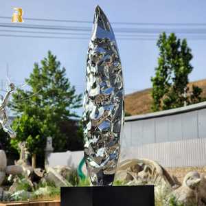 बिक्री के लिए उच्च गुणवत्ता वाले कस्टम आकार आउटडोर स्टेनलेस स्टील मूर्ति मूर्तिकला - Product Image 5