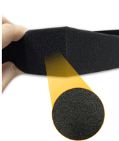Éponge Studio Noir Moniteur Haut-Parleur Isolation Absorption Mousse Acoustique Antidérapant Absorbant les Chocs Subwoofer Insonorisation Pad