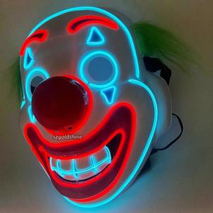 Masques de fête de <span class=keywords><strong>carnaval</strong></span> pour adultes Masques multi-matériaux pour Halloween <span class=keywords><strong>Masque</strong></span> LED de Noël PVC Plastique Papier Pâte de Soie - Product Image 5