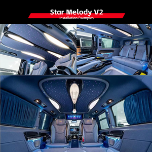 Amélioration de l'intérieur des fourgons utilitaires : éclairage d'ambiance de plafond sans fil 12V 36W |   Modification de lampe de toit haut de gamme pour Mercedes Classe V - Product Image 6