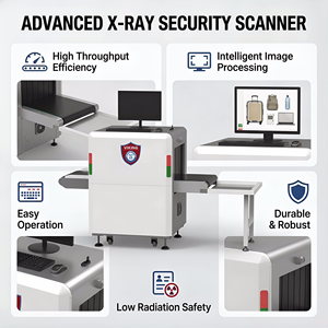 5030A x-ray bagaj tarayıcı konveyör bant tipi yasak öğe dedektörü - Product Image 5