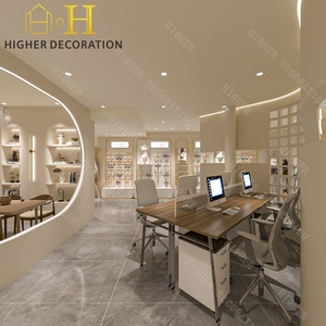 Décoration de magasin de lingerie personnalisée moderne Présentoir pour <span class=keywords><strong>sous</strong></span>-vêtements en bois Vitrine pour <span class=keywords><strong>sous</strong></span>-vêtements avec lumière LED - Product Image 2