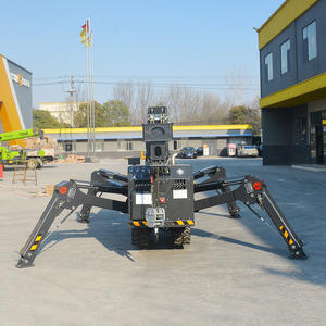 Petite grue araignée à chenilles, grue d'opération en espace restreint, grue hydraulique mobile, petite grue pour quai, atelier - Product Image 4