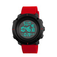 Jam Tangan Digital Olahraga Pria, Jam Tangan Digital Tampilan Besar Kronograf untuk Pria