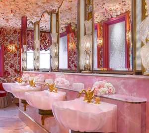 Marbre rose onyx de luxe, onyx rose fantaisie, prix, carrelage en onyx rose poli pour la décoration - Product Image 5