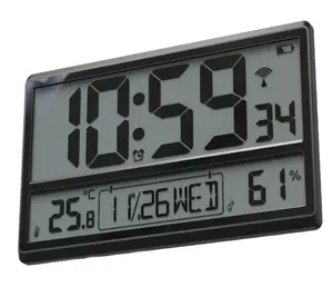 温度湿度デジタル大画面壁時計と新しいデザインのデジタル時計壁大
