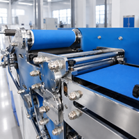 Hochgeschwindigkeits-Automatische Faltmaschine mit Dreiecksformung und Drei Faltplatten für Vlies-Bettlaken