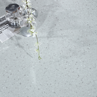 Revêtement de sol SPC aspect terrazzo, étanche, système de clic, planches de vinyle rigides pour usage commercial et résidentiel