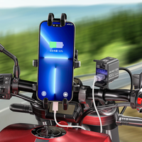 Chargeur double USB étanche Kewig B13 pour moto, charge super rapide, prise de courant modifiée pour moto