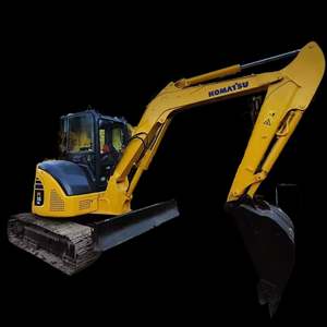 Mini-excavatrice d'occasion Komatsu PC55MR-2 PC55 de 5 tonnes à bas prix, excavatrice Komatsu PC55MR PC55 d'occasion avec certificat - Product Image 1