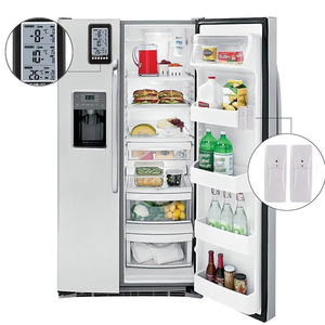 Termómetro Digital Inalámbrico Inteligente para Refrigerador y Congelador, con Pantalla LCD, Funciona con Batería, con 2 Sensores para Interiores/Exteriores, Cocina - Product Image 3