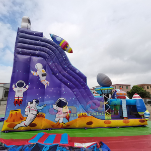 <b>Large</b> outdoor party jumping bouncy castle toboggan gonflable inflatable space <b>slide</b> for kids - Product Image 4