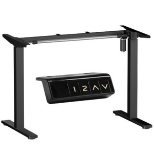 <span class=keywords><strong>Bureau</strong></span> d'étude informatique intelligent Yazhi, table élévatrice électrique rétractable à moteur unique, pieds carrés, <span class=keywords><strong>bureau</strong></span> rond pour la maison, coins en acier - Product Image 3
