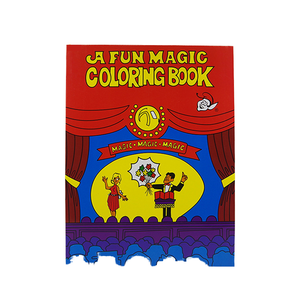 <span class=keywords><strong>Livre</strong></span> de coloriage unisexe A4 grand format pour tours de magie de comédie, effacement des motifs, rouge, matériel en papier pour close-up, 14 ans, sans instructions - Product Image 4