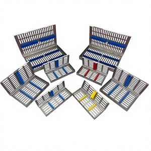 Boîte de stérilisation manuelle Lapa Brand, cassettes dentaires, acier inoxydable 304 de haute qualité, certifiées CE classe I, garantie 1 an - Product Image 5