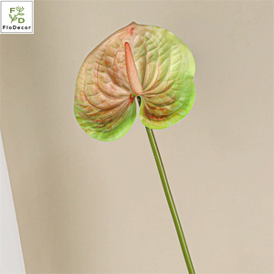 Chất Lượng Cao Tự Nhiên Anthurium Nhà Máy Nhân Tạo 3D Hoa Cho Đám Cưới Trang Trí Nội Thất Hoa Sắp Xếp - Product Image 6