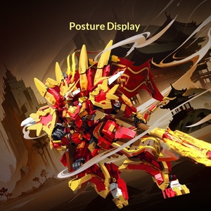 หุ่นยนต์ต่อสู้ 106001 กลอรี่ วอร์ โรบอทส์ ธีม โกคู เมชา มังกี้คิง วัสดุ ABS ของเล่นแอคชั่นฟิกเกอร์ ใช้ร่วมกับบล็อกได้ - Product Image 2