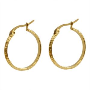 Designer Luxury Brand Korean Stainless Steel Gold Plated <b>Earrings</b> Bulk <b>Fine</b> Jewelry Fashion <b>Hoop</b> <b>Earrings</b> for Women - Product Image 3