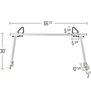 High Quality Aluminum Pickup Truck Bed Ladder Rack Universal For Ford