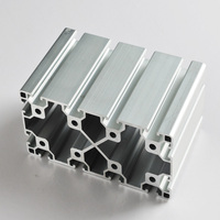 Profilé en aluminium à fente en T extrudé 6063 anodisé industriel robuste 80160 pour table de travail