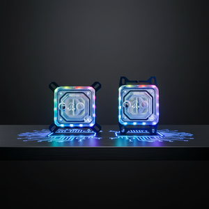 Bloc d'eau RGB pour CPU de <span class=keywords><strong>PC</strong></span> <span class=keywords><strong>Gaming</strong></span> Socooler SO-C55X – Vente directe usine, base en laiton, écologique, résistant à la corrosion - Product Image 1