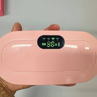 Meilleur prix, ceinture chauffante menstruelle sans fil en ABS, batterie 1500 mAh, réglable, rechargeable, 3 niveaux de chaleur, 4 modes de massage