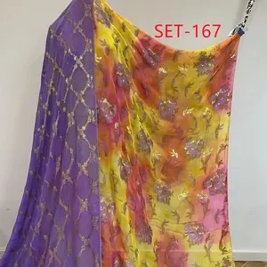 Fransanwi-diseños de encaje para novia, tela jacquard de brocado para vestido de noche, diseño de lujo bordado