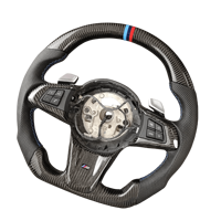 Volant de direction en cuir et fibre de carbone avec LED, personnalisé pour E85 E86 E89 Z4 Série 4 M4, convertible