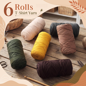 Fil à T-shirt en Gros 300g pour Crochet et Tricot, Idéal pour Sacs au Crochet - Product Image 3