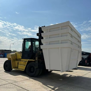 Autbound eco-friendly 6 metri cubi in acciaio Q235 saltare Bin Australia Standard di riciclaggio del carrello elevatore Dumpster macchine per il trattamento dei rifiuti - Product Image 6