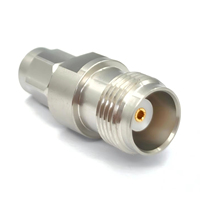 Adaptateur coaxial RF haute fréquence S MA/TNCA-JKG 50 Ohm, connecteur à ondes millimétriques 10 MHz-18 GHz avec VSWR 1,15:1 en acier inoxydable