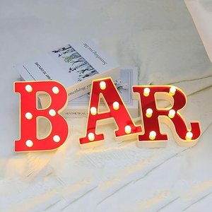 Lettere Luminose 3D - Insegna Alfabetica Illuminata Multicolore per Pubblicità, Feste di Compleanno, Natale, Casa, Bar, Parchi e Decorazioni - Product Image 4