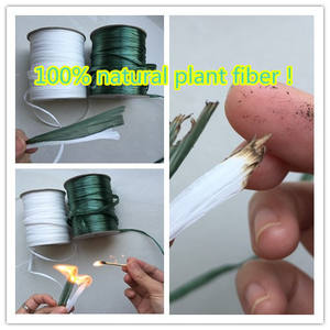 Rayon Raffia Fil de rayonne Raphia Viscose pour tricoter le paquet de cône teint au crochet Ispie - Product Image 6