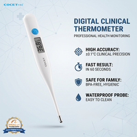 Kustomisasi OEM Perlengkapan Medis Termometer Demam Digital Klinis Termometer Medis Elektronik Kepala Keras Oral