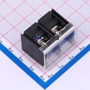 DG78C-B-02P-13-00A(H) Barrier Terminal Block Through hole Component (THT),P=13mm Connector 13mm 40A 600V - Product Image 1