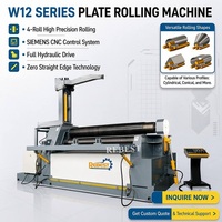 Cintreuse de tôles CNC à quatre rouleaux 60x3000, automatique, pour tôles jusqu'à 60mm d'épaisseur, largeur 3000mm