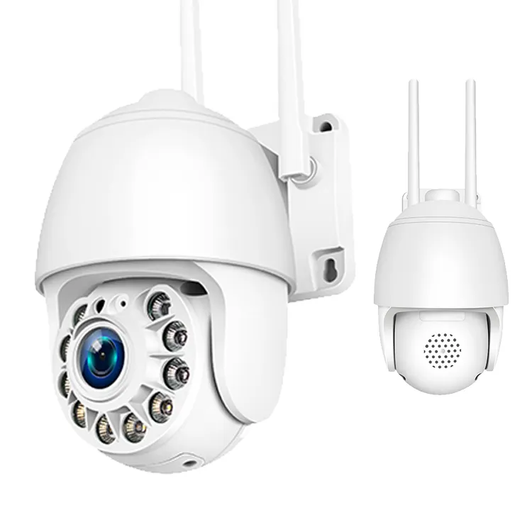 1080P 3MP 5MP 네트워크 CCTV 돔 카메라 자동 추적 장거리 무선 양방향 오디오 야간 투시경 H.265 야외 IP WIFI Ptz