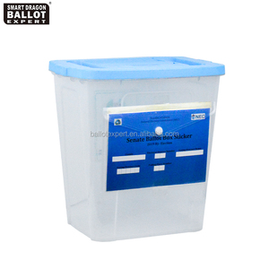 Large Foldable Clear Plastic Ballot <strong>Box</strong> / <strong>Suggestion</strong> <strong>Box</strong> with Lock Customizable Size Made in China for Nigeria - Product Image 5