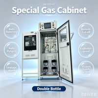 Système de distribution de gaz à double chambre automatique et étanche pour l'alimentation en gaz spécial dangereux pour l'industrie des semi-conducteurs