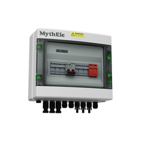 Boîtier de Combinateur Solaire Photovoltaïque MythEle DC500V 3 Entrées 1 Sortie 500V, Étanche IP65, Certifié CE, Boîtier PC+ABS
