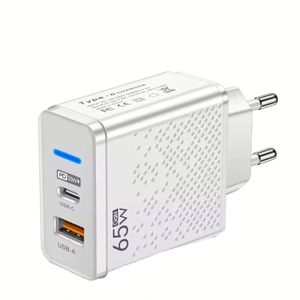 New Product PD 65W QC3.0 EU/US Mobile Phone Wall Type <b>C</b> Fast Charger Cable Adapter 65W PD Charger - Product Image 4
