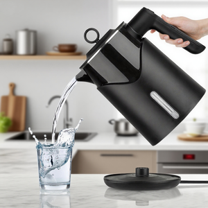 Meilleure vente 1.8L <span class=keywords><strong>Bouilloire</strong></span> électrique en acier inoxydable Portable 1500W <span class=keywords><strong>Bouilloire</strong></span> à eau chaude Style moderne Usine directe - Product Image 3