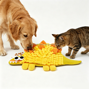 Alfombra Olfativa para Perros con Diseño de Dinosaurio, Tapete Interactivo para Gatos y Perros, Entrenamiento Olfativo, Alivio del Estrés, Alfombra de Olores para Mascotas - Product Image 1