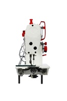 Machine à coudre industrielle à grande vitesse A8 à plat, à aiguille simple, à point droit, avec moteur à entraînement direct et composants de base à engrenages