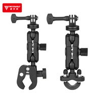 Support de caméra sport flexible MOTOWOLF pour Go-pro, support de caméra d'enregistrement, support de caméra de moto