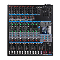 Console de mixage numérique professionnelle RQSONIC MGX1602 16 canaux pour scène, bar, DJ, avec écran