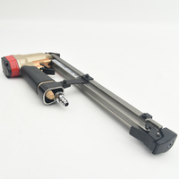 Agrafeuse pneumatique Meite 8016-AL pour fils fins, agrafeuse automatique à feu continu de 1/2 pouce, outils de clouage pour la tapisserie de meubles